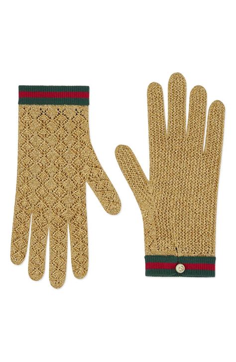 pink gucci gloves|More.